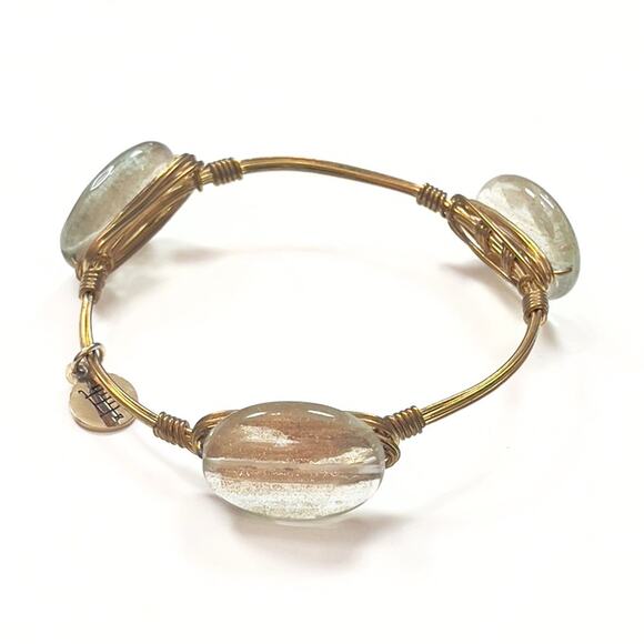 Bourbon and Boweties Stone Bangle - Picture 2 of 7